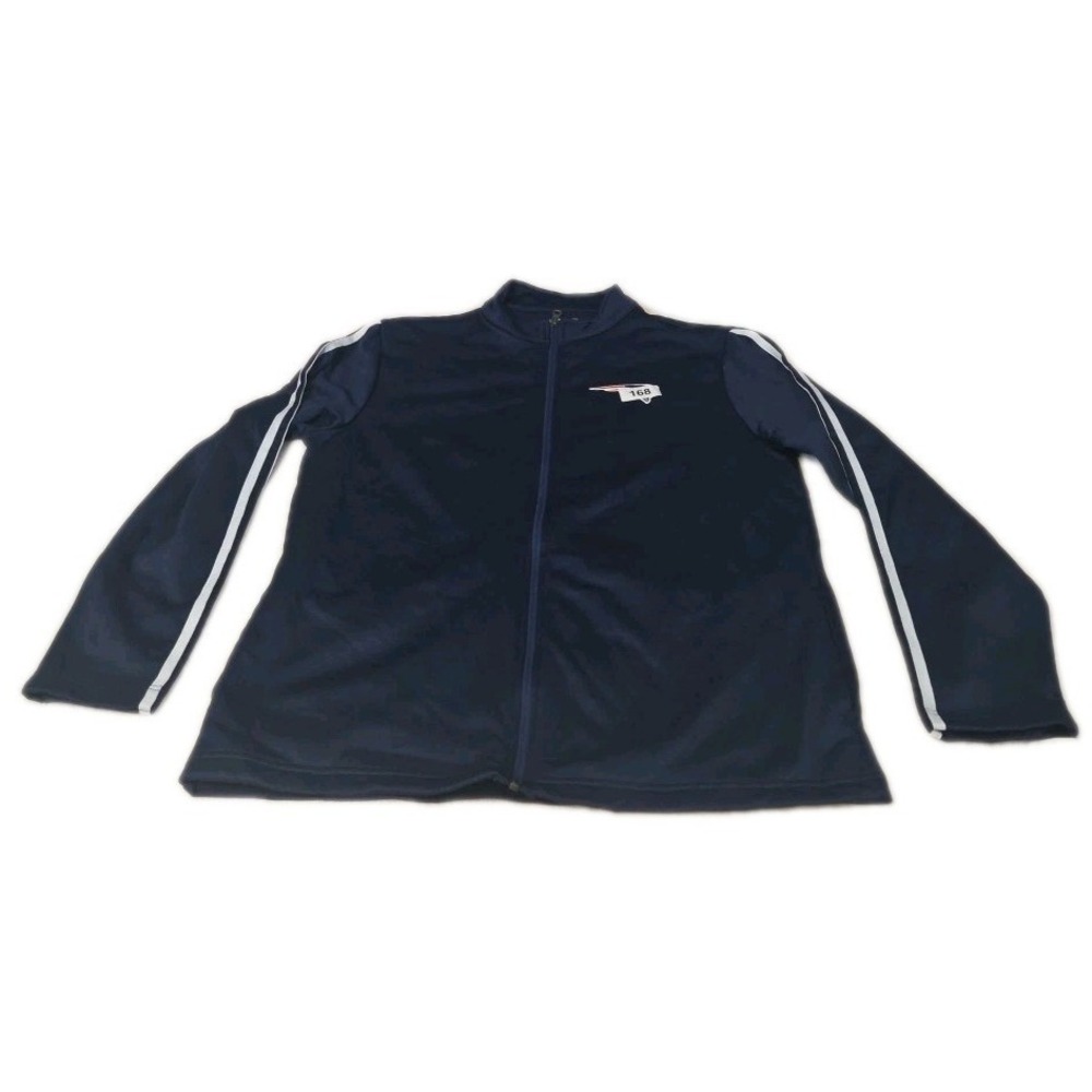 NFL Team Apperal Men's New England Patriots Full-Zip Track Jacket Size L